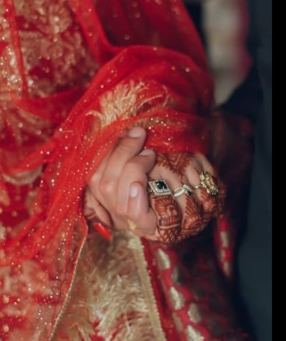 Mehndi hands closeup